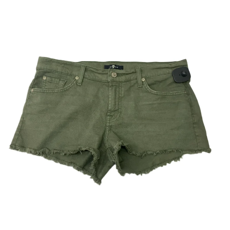 men's rugged cargo shorts -Green  Shorts Designer By 7 For All Mankind  Size: 8