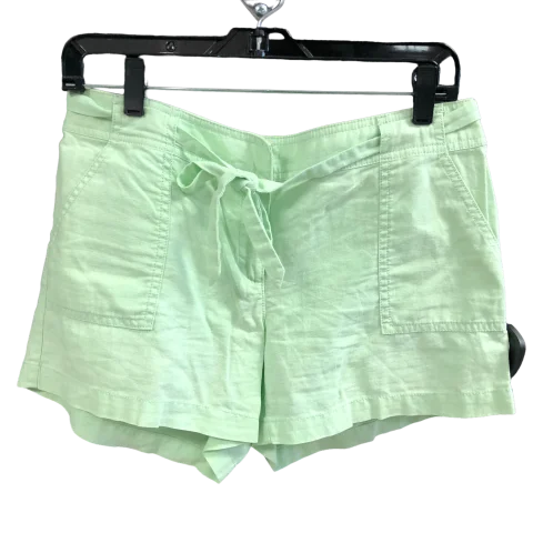 men's striped beach shorts -Green Shorts New York And Co, Size S