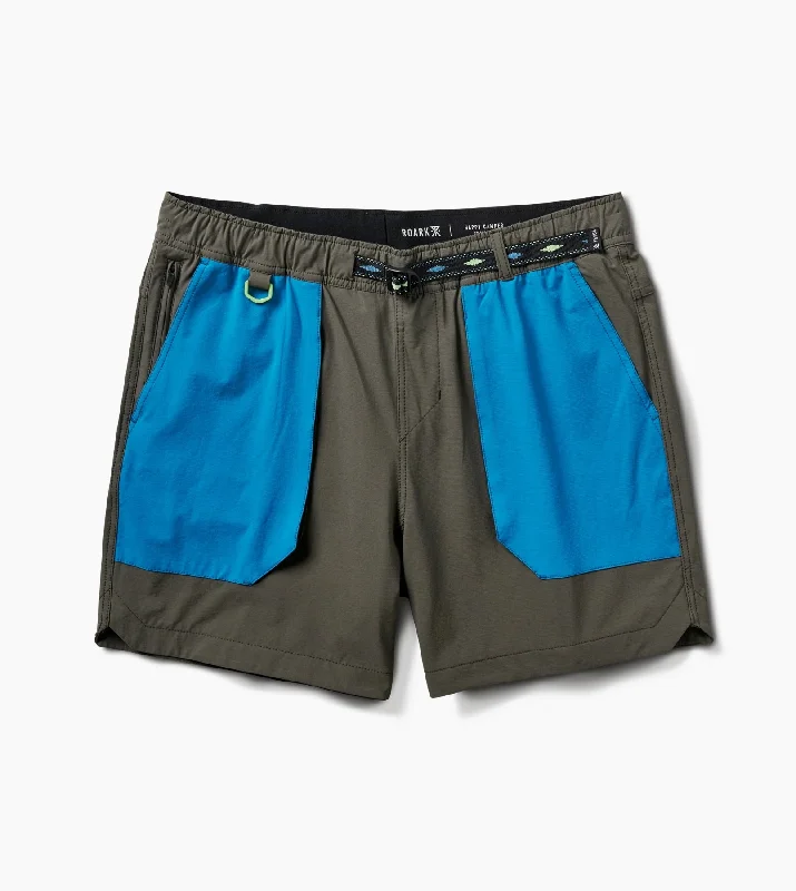 men's cotton shorts -Happy Camper Shorts 16"