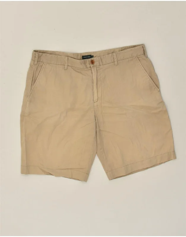 men's sweat shorts -HENRY COTTONS Mens Chino Shorts IT 54 2XL W36  Beige Cotton