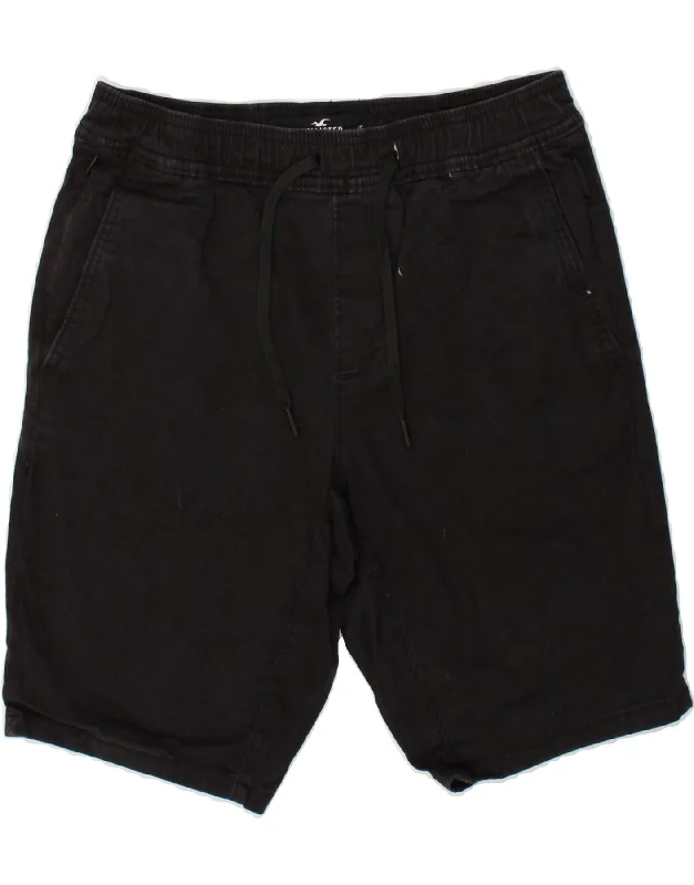 men's luxury shorts -HOLLISTER Mens Chino Shorts XS Black