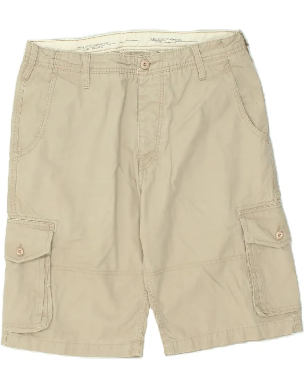 men's practical shorts -LEE Mens Cargo Shorts W32 Medium Beige Cotton