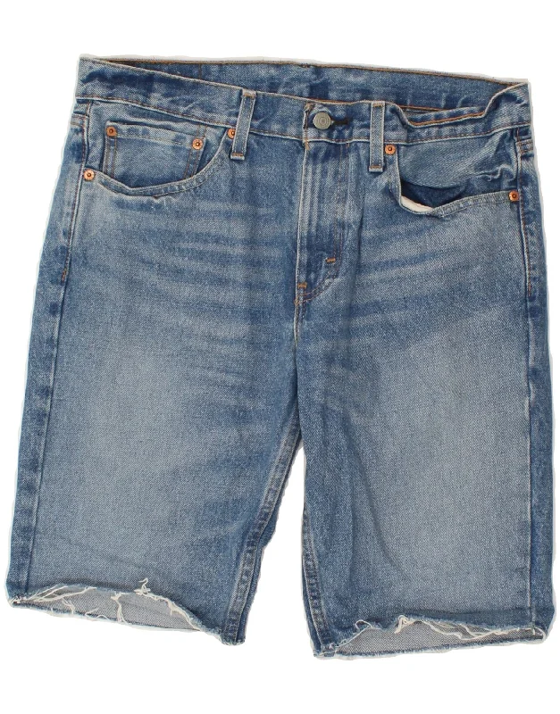 men's summer-ready cargo shorts -LEVI'S Mens 511 Denim Shorts W31 Medium Blue Cotton