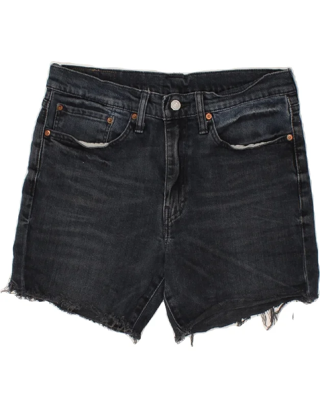 men's comfortable beach shorts -LEVI'S Mens 511 Denim Shorts W34 Large Navy Blue