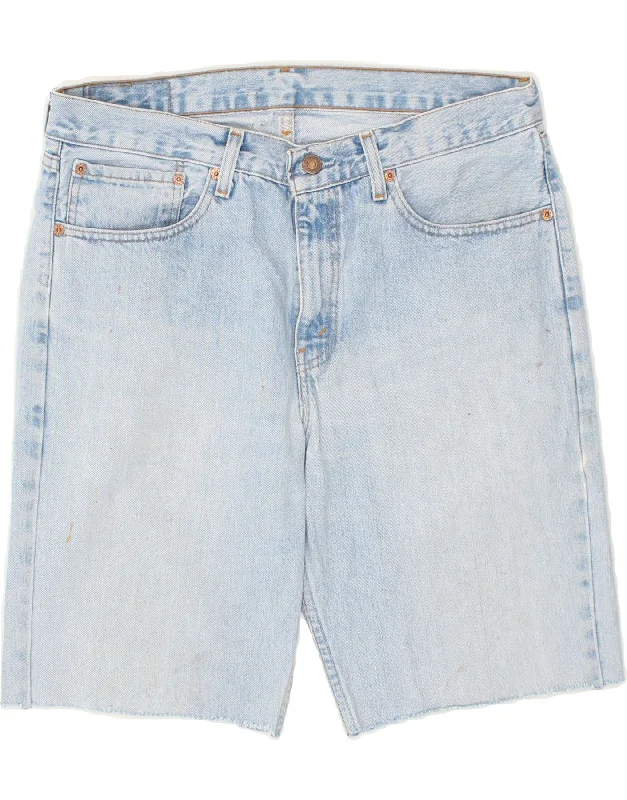 men's comfortable shorts -LEVI'S Mens 751 Denim Shorts W33 Medium Blue Cotton