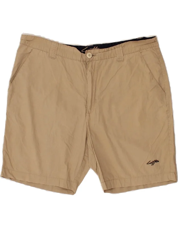 men's knee-length shorts -LOTTO Mens Chino Shorts XL W38 Beige