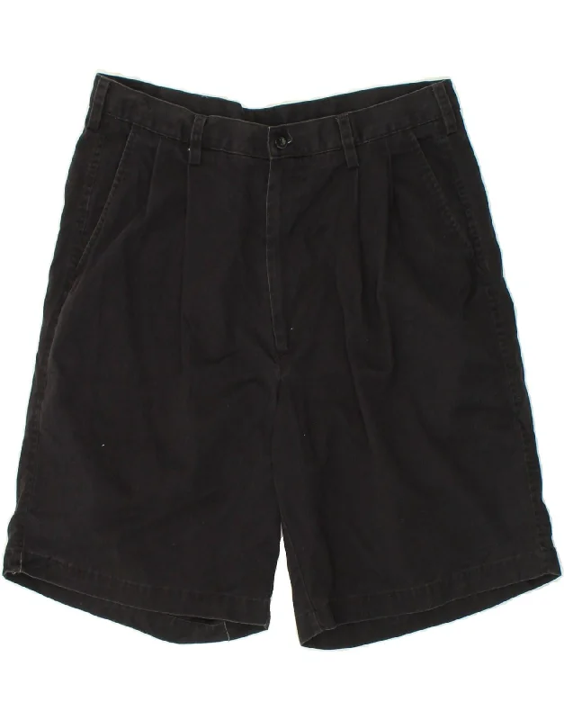 men's versatile casual shorts -NIKE Mens Chino Shorts W34 Medium Black Cotton