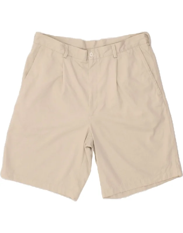 men's summer shorts -NIKE Mens Chino Shorts W36 Large Beige Polyester