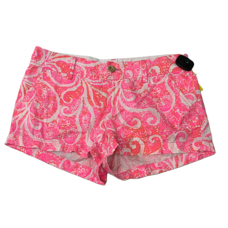 men's linen shorts -Pink  Shorts Designer By Lilly Pulitzer  Size: 8