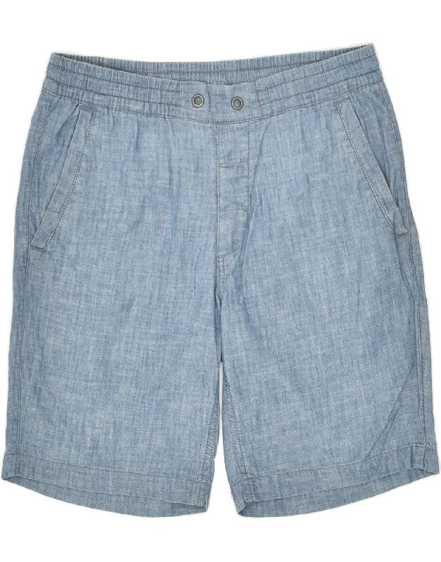 men's zipper-closure shorts -POLO RALPH LAUREN Mens Classic Fit Chino Shorts XS W30  Blue Cotton