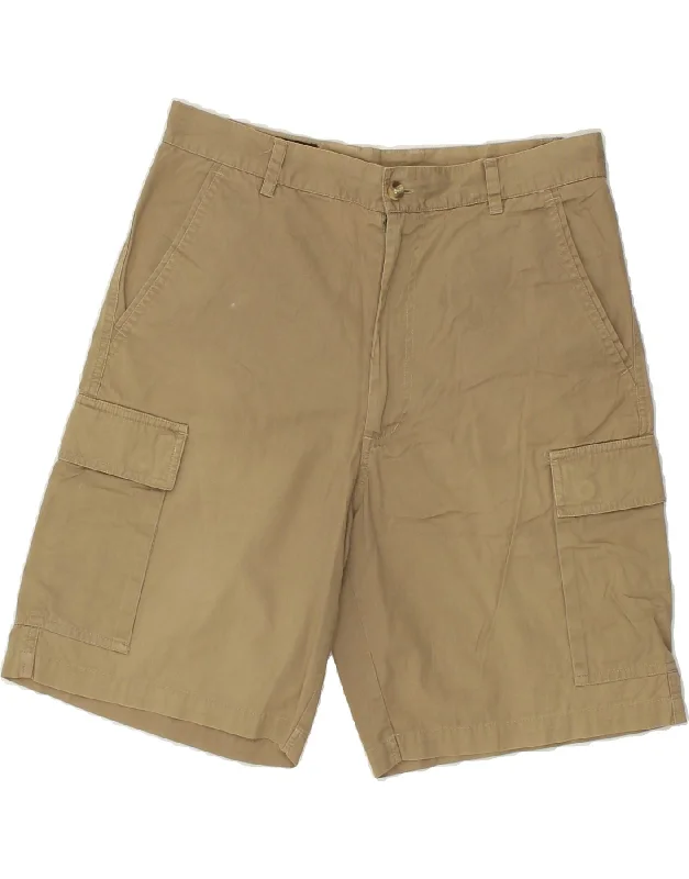 men's outdoor shorts -RIONERO Mens Cargo Shorts IT 48 Medium W32  Brown Cotton