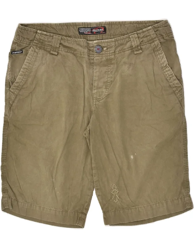 men's summer shorts -ROBERTO RICCI DESIGNS Mens Chino Shorts IT 50 Large W34 Khaki Cotton