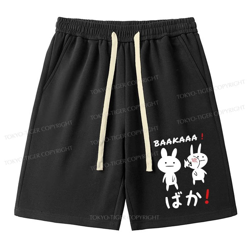 men's gym-ready shorts -Tokyo-Tiger Anime Baka Manga Slap Unisex Shorts