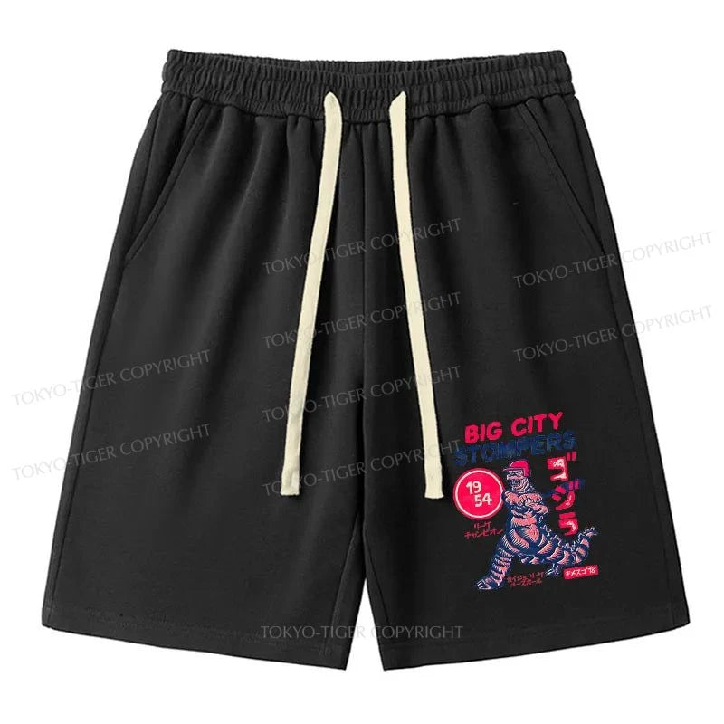 men's breathable workout shorts -Tokyo-Tiger Big City Stompers Unisex Shorts