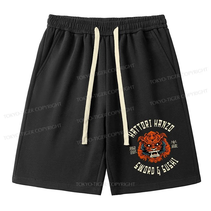 men's sweat shorts -Tokyo-Tiger Japanese Hattori Hanzo Prints Unisex Shorts