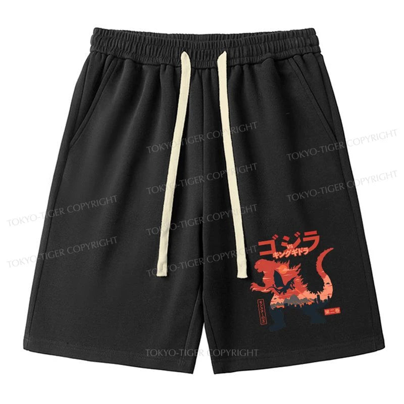 men's trendy shorts -Tokyo-Tiger King of the Monsters Unisex Shorts