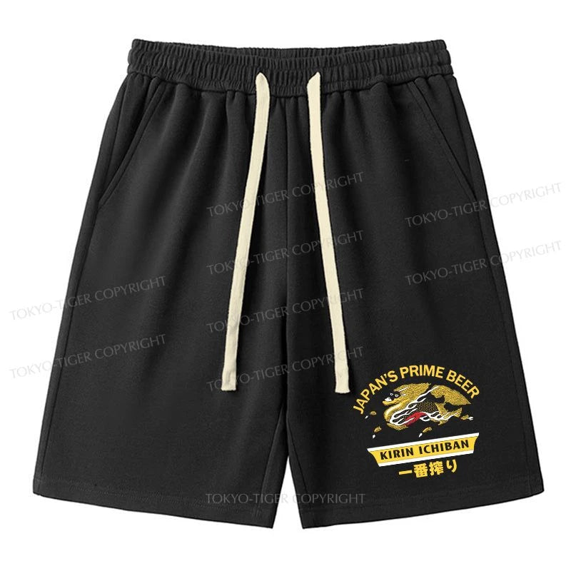 men's summer-ready cargo shorts -Tokyo-Tiger Kirin Ichiban Beer Logo Japanese Unisex Shorts