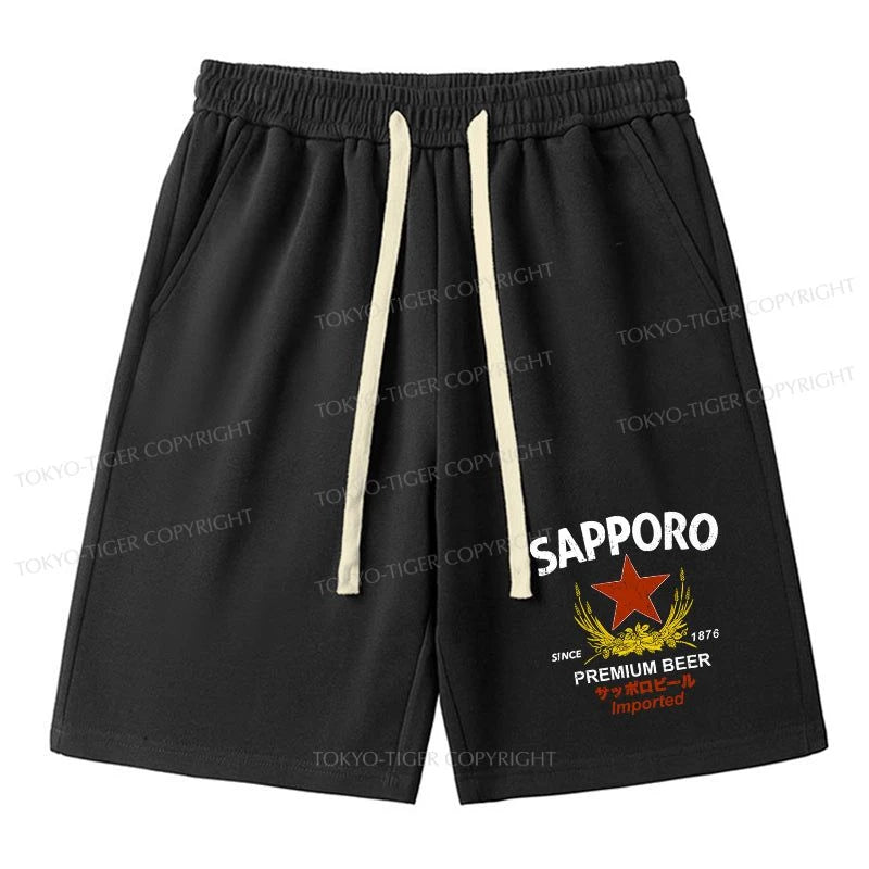 men's denim shorts -Tokyo-Tiger Sapporo Beer Unisex Shorts