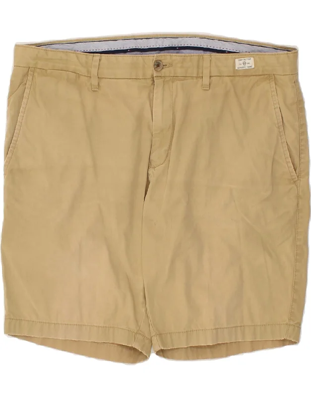 men's athletic shorts for gym -TOMMY HILFIGER Mens Chino Shorts W40 XL Beige