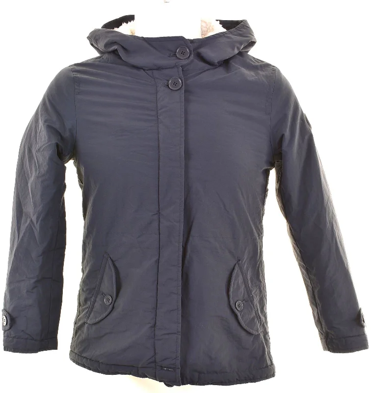 men's outdoor jackets -BEST COMPANY Boys Over Jacket 9-10 Years Navy Blue Polyamide