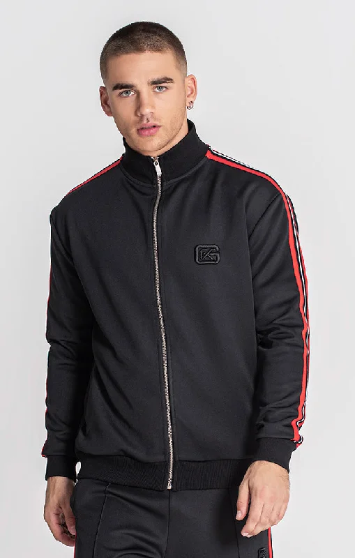 men's fleece jackets for cold weather -Black Straight Jacket