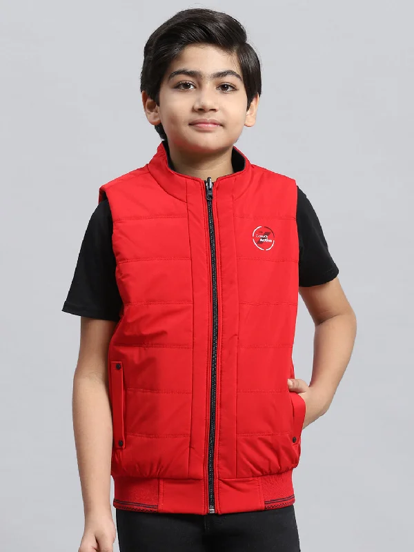 men's bomber jackets for winter -Boys Red & Blue Reversible Jacket