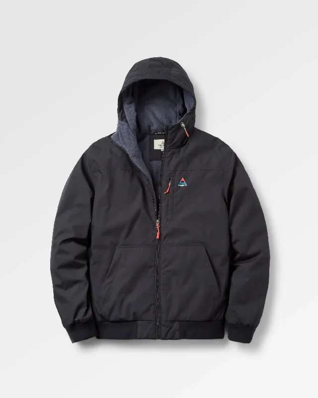 men's outdoor jackets -Bundoran Recycled Jacket - Black