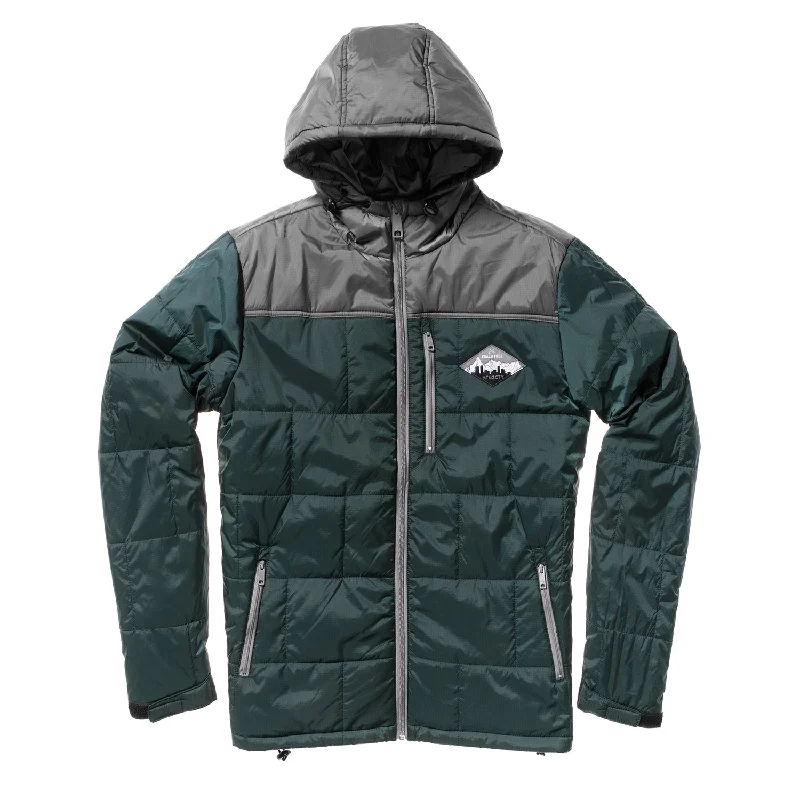 men's zip-up bomber jackets -Camper Hooded Jacket - Mens