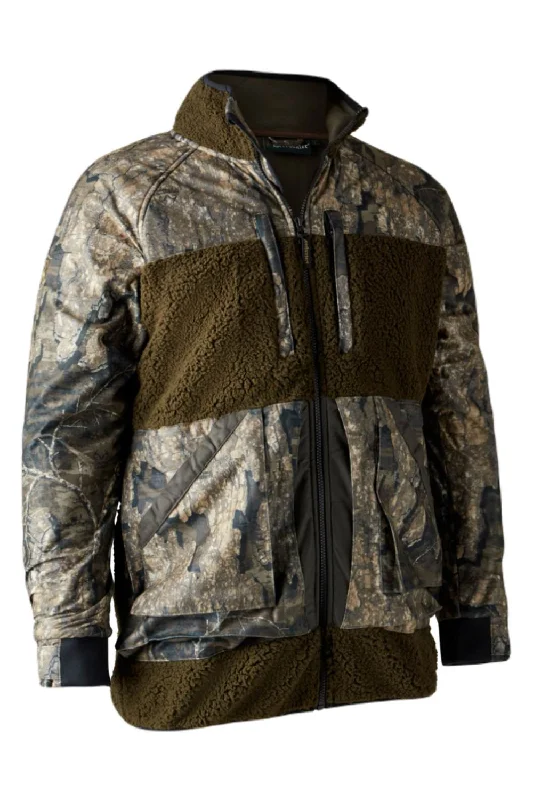 men's cozy jackets -Deerhunter Rusky Pile Mix Jacket