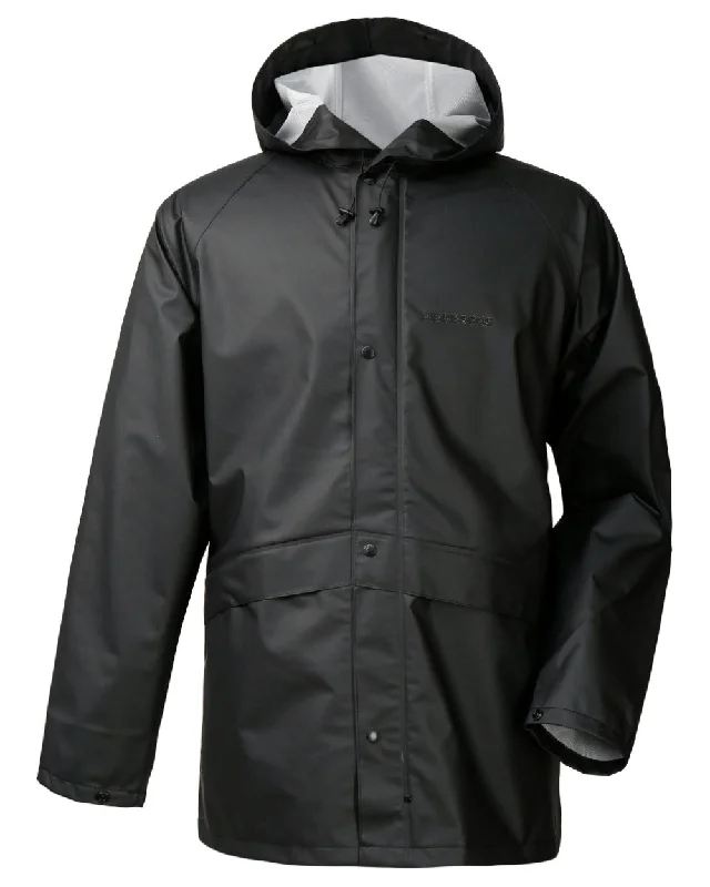 men's black leather jackets -Didriksons Avon Waterproof Jacket