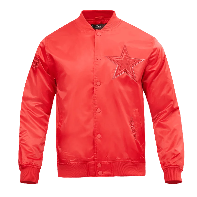 men's summer jackets -NFL DALLAS COWBOYS CLASSIC TRIPLE RED MEN'S TRACK JACKET (TRIPLE RED)