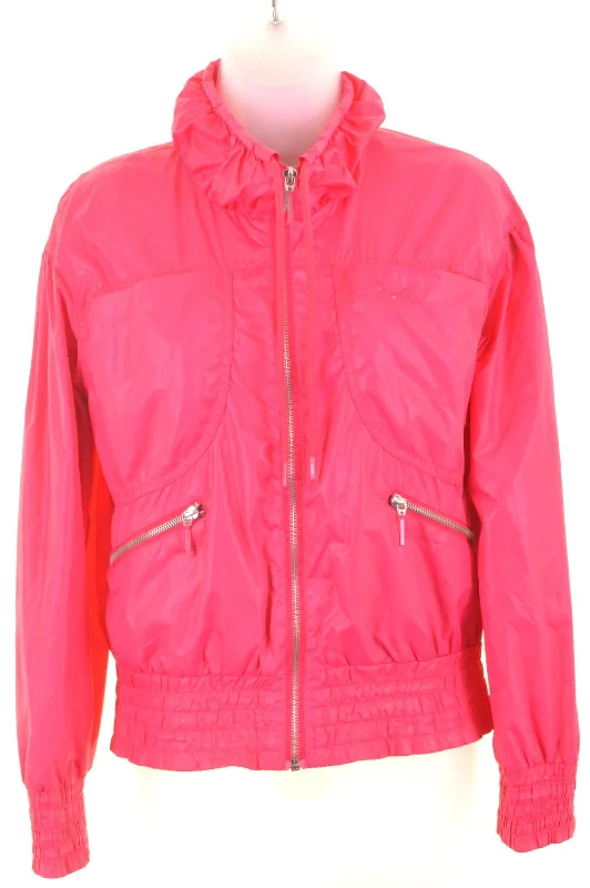 men's hiking jackets -LIU JO Girls Bomber Jacket 13-14 Years Pink Nylon