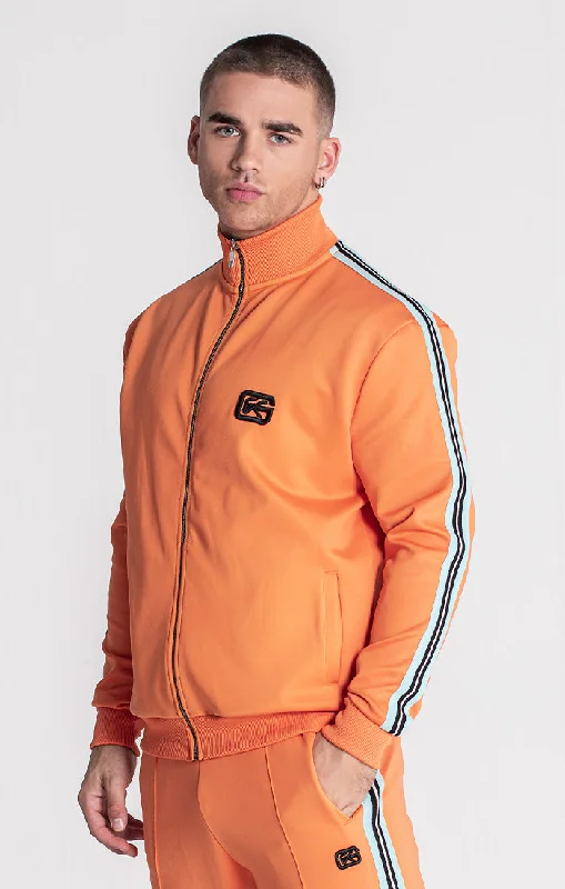 men's army-style jackets -Orange Straight Jacket