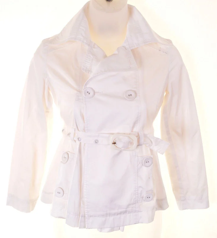 men's functional jackets -PATRIZIA PEPE FIRENZE Girls Jacket 11-12 Years Large White