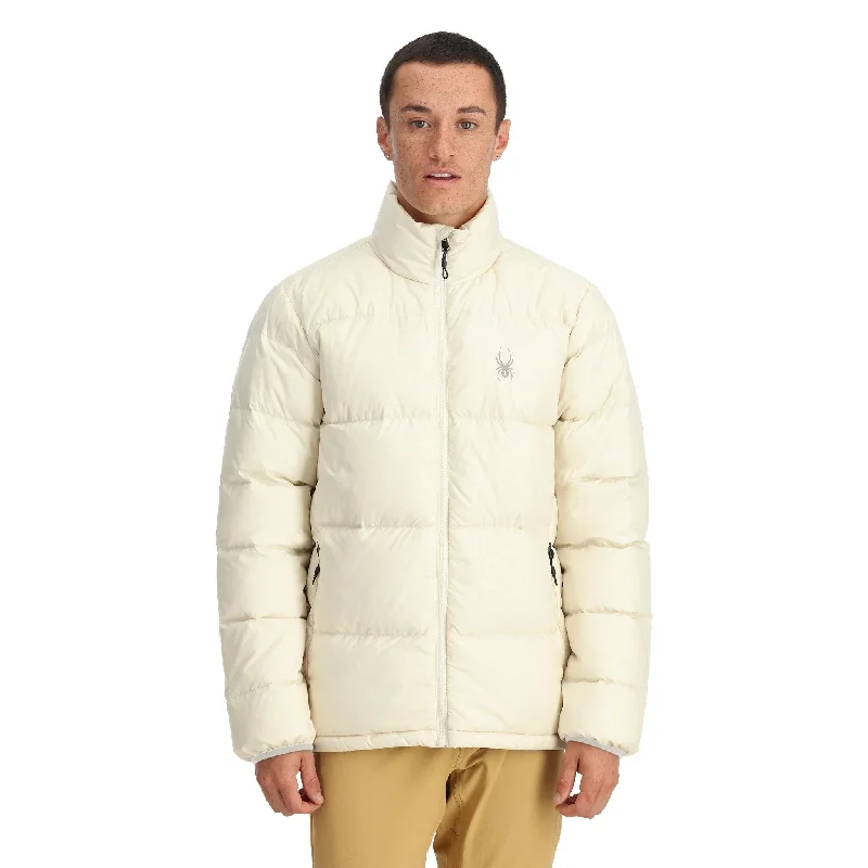 men's light jacket for spring -Mens Windom Down Jacket - Vanilla Latte