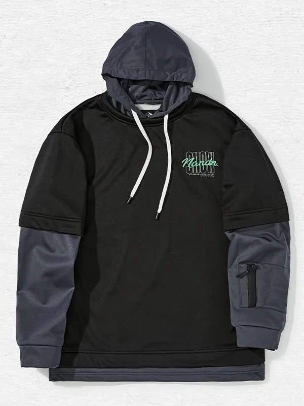 men's hoodie sweatshirt for warmth -Men's Nandn Forecast Snowboard Hoodie