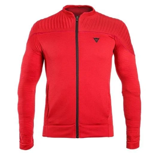 men's trendy pullover hoodie sweatshirt -Dainese HP1 Mid 2 Men Skiing Sweatshirt Red