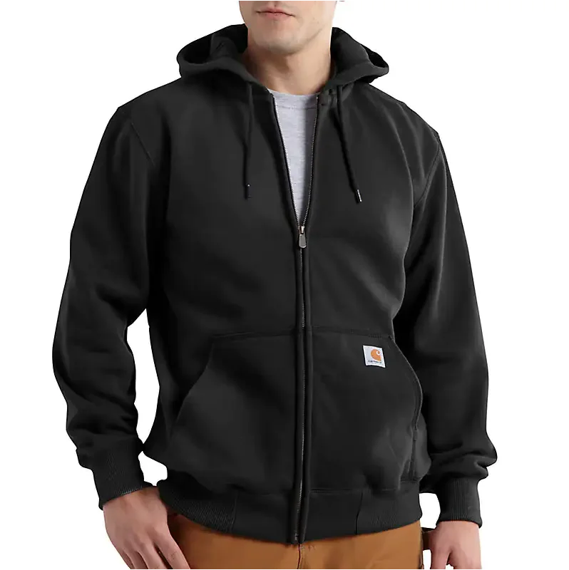 men's hoodie sweatshirt -Men's Rain Defender Loose Fit Heavyweight Full-zip Sweatshirt