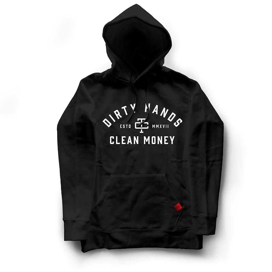 men's classic pullover hoodie sweatshirt -DHCM Stealth Hoodie, Stealth Black