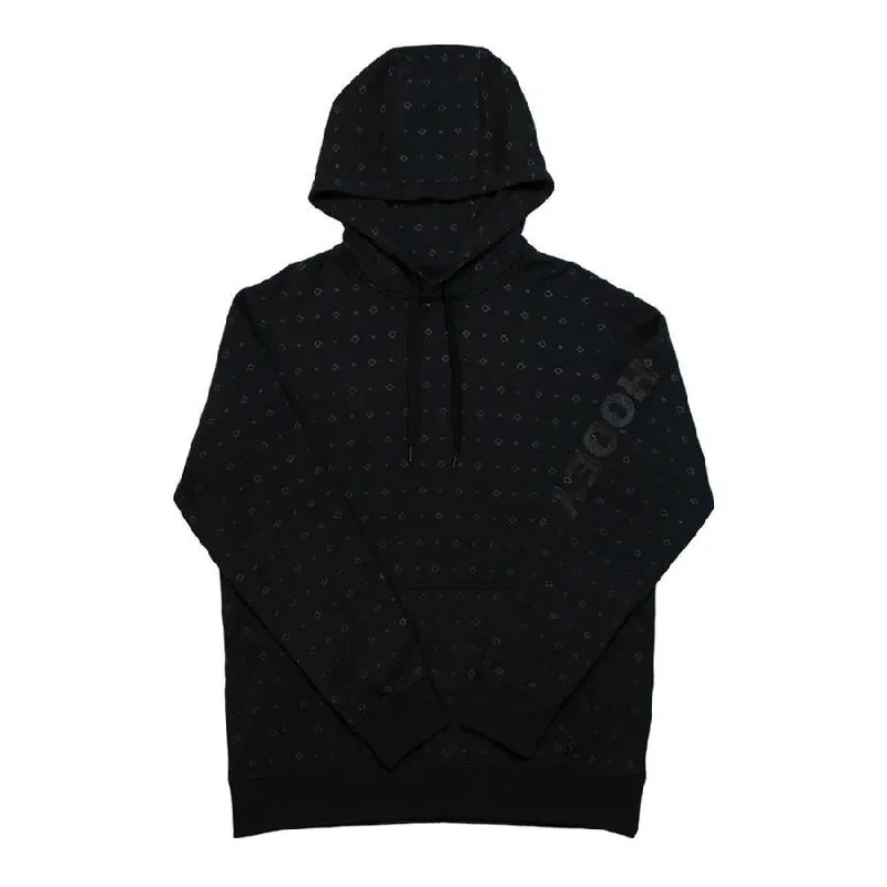 men's hoodie sweatshirt with zipper -Mesa w/Foil Hoodie - Black