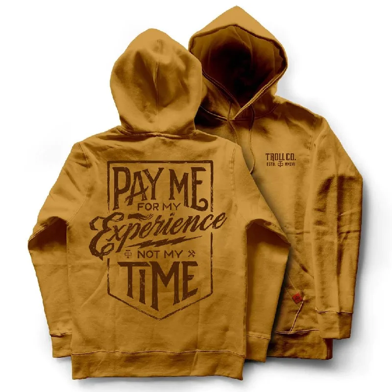 men's hoodie sweatshirt for warmth -Pay Me Hoodie - Saddle Brown