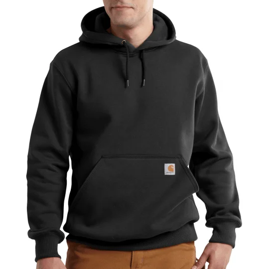 men's cozy pullover hoodie sweatshirt -Rain defender® Loose Fit Heavyweight Hoodie - Black