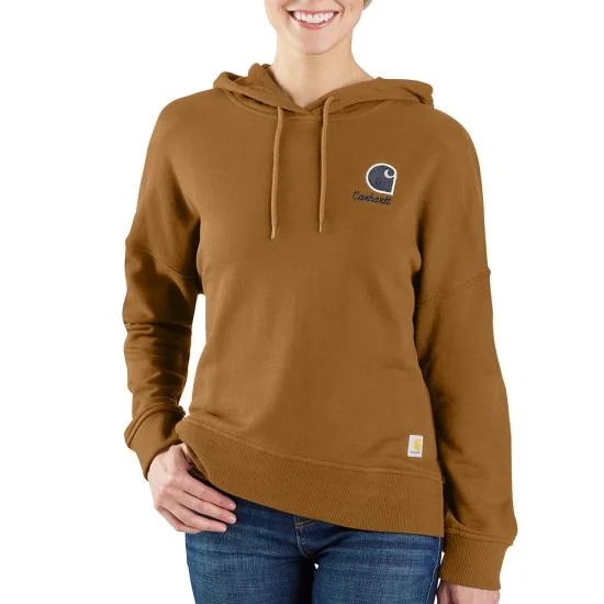 men's cotton blend hoodie sweatshirt -Women's TENCEL™ Fiber Series Graphic Hooded Sweatshirt